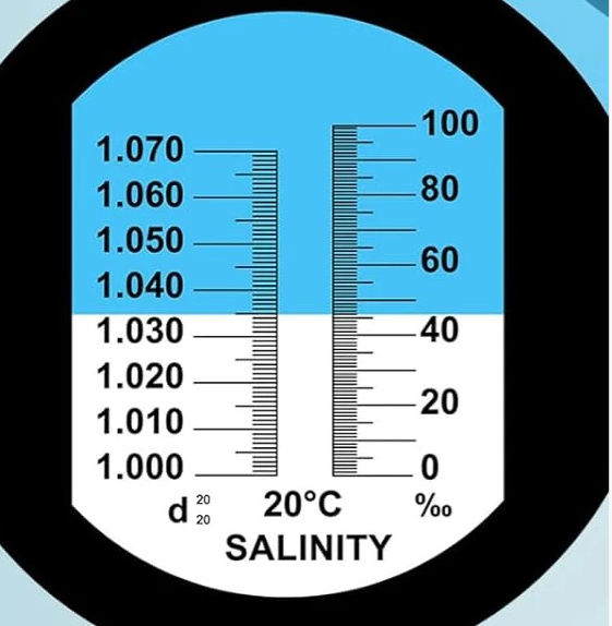 RS ATC Réfractomètre Testeur de Salinité - Ajustement Automatique de la Température