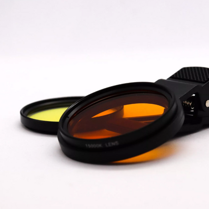 Orange Camera Lens