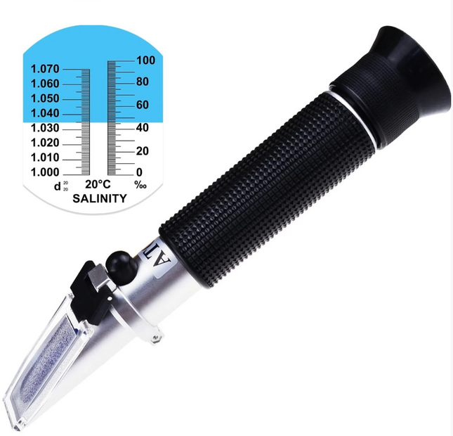 RS ATC Réfractomètre Testeur de Salinité - Ajustement Automatique de la Température
