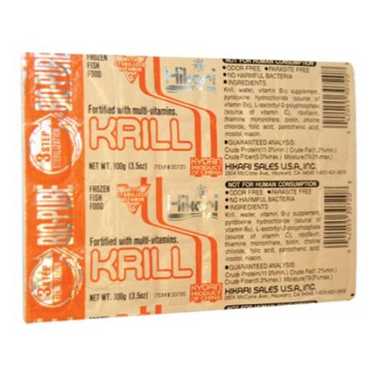 Frozen Krill - Cubes - 3.5 oz