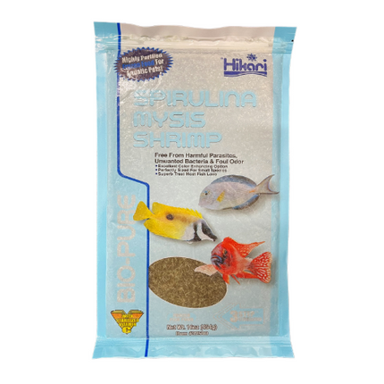 Frozen Spirulina Mysis Shrimp - Flat Pack - 16oz