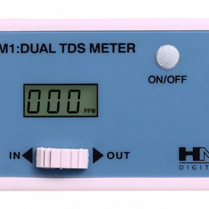 HM Digital Compteur TDS double en ligne avec raccords