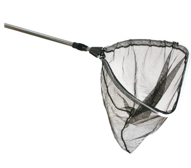 Épuisette robuste pour étang avec manche télescopique 36'' – 69"