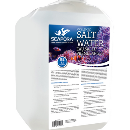 Eau salée osmosée prête à l’usage – 16L