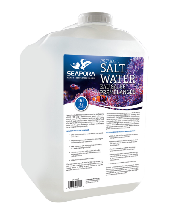 Eau salée osmosée prête à l’usage – 16L