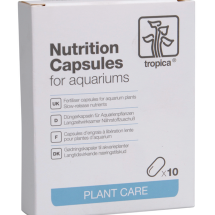 Capsules nutritives pour aquariums – 10 unités