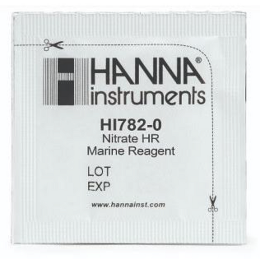 Hanna Réactifs de haute gamme de nitrate marin (25 tests) - HI 782 - 25 (NOUVEAU NO3)