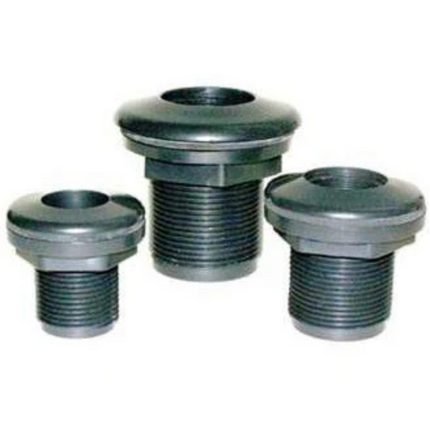 Bulkhead 1-1/2" Slip/Slip (black)